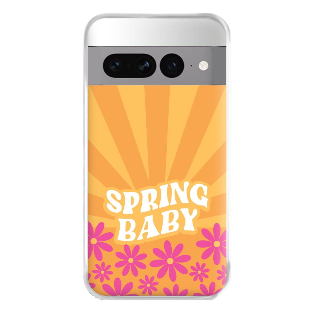 Spring Baby Retro Phone Case for Google Pixel 7 Pro