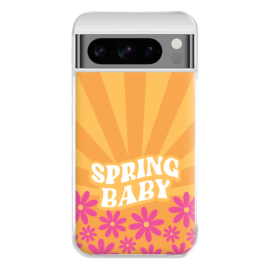 Spring Baby Retro Phone Case for Google Pixel 8 Pro