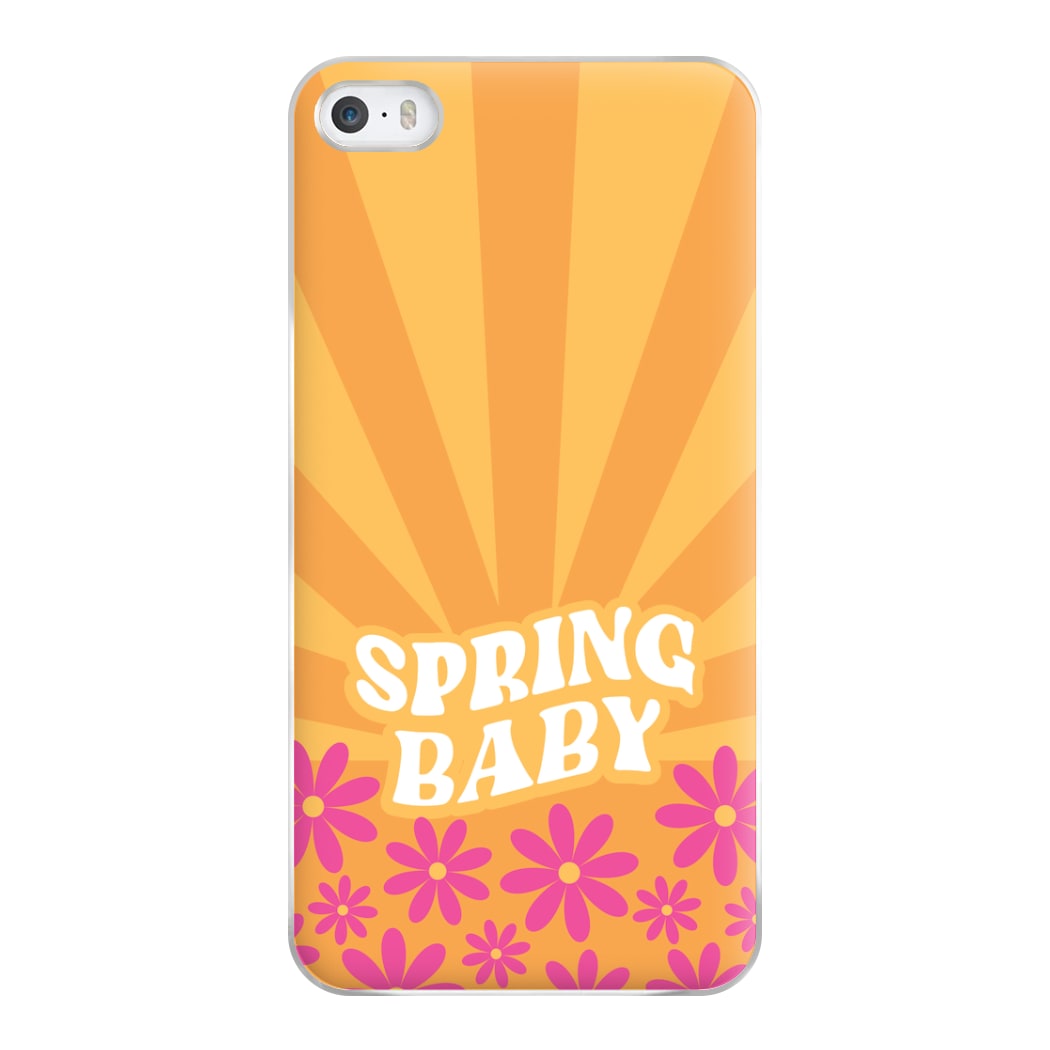 Spring Baby Retro Phone Case for iPhone 5 / 5s / SE 2016