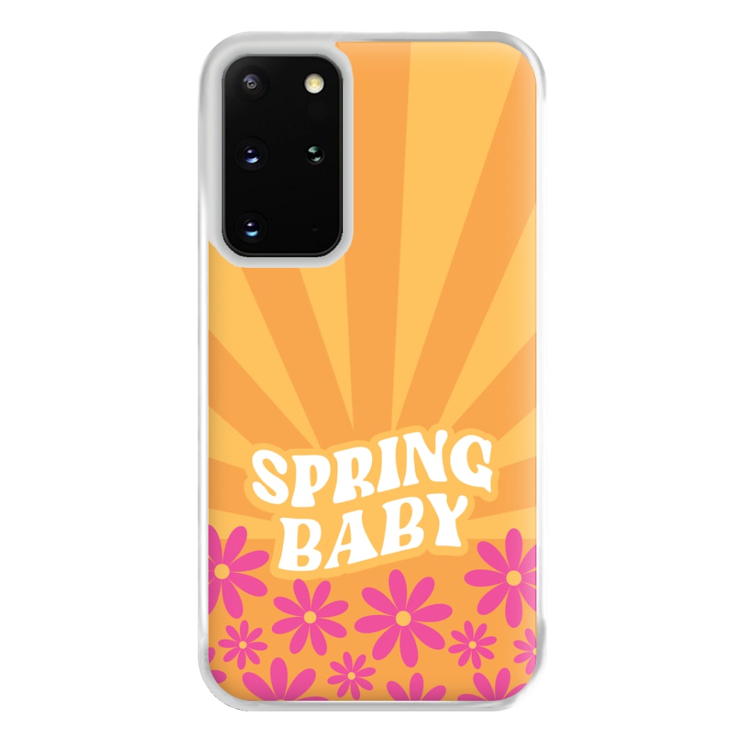 Spring Baby Retro Phone Case for Galaxy S20 Plus
