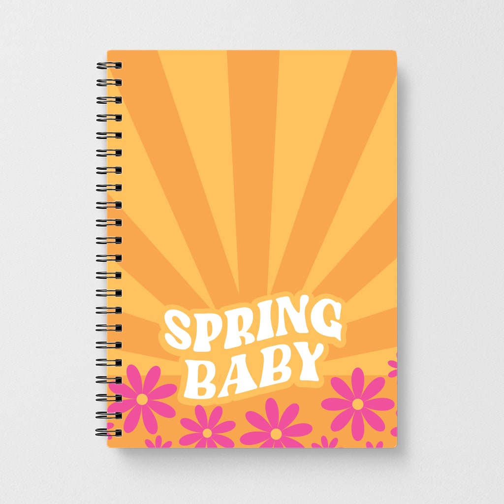 Spring Baby Retro  Notebook