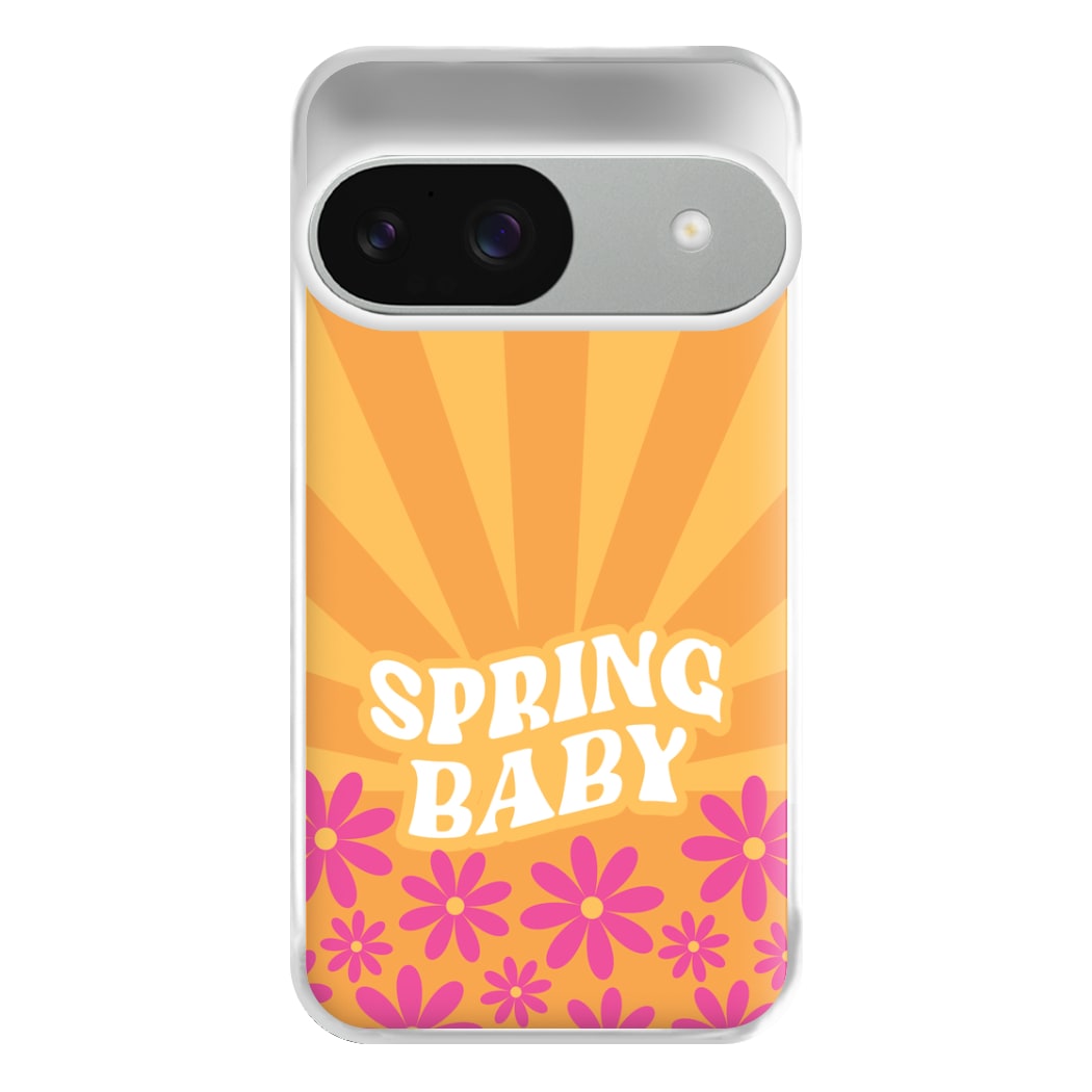 Spring Baby Retro Phone Case for Google Pixel 9 / 9 Pro