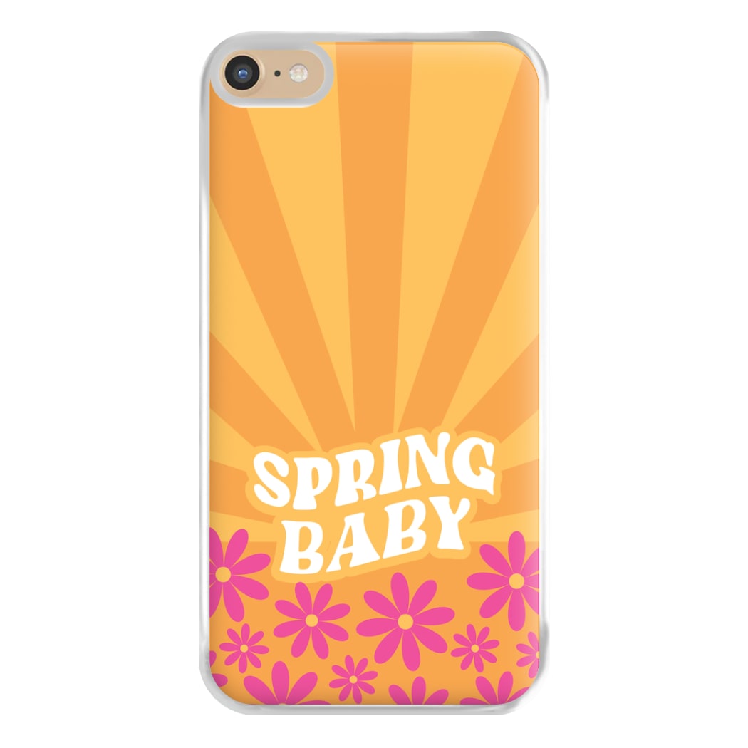 Spring Baby Retro Phone Case for iPhone 6 Plus / 7 Plus / 8 Plus