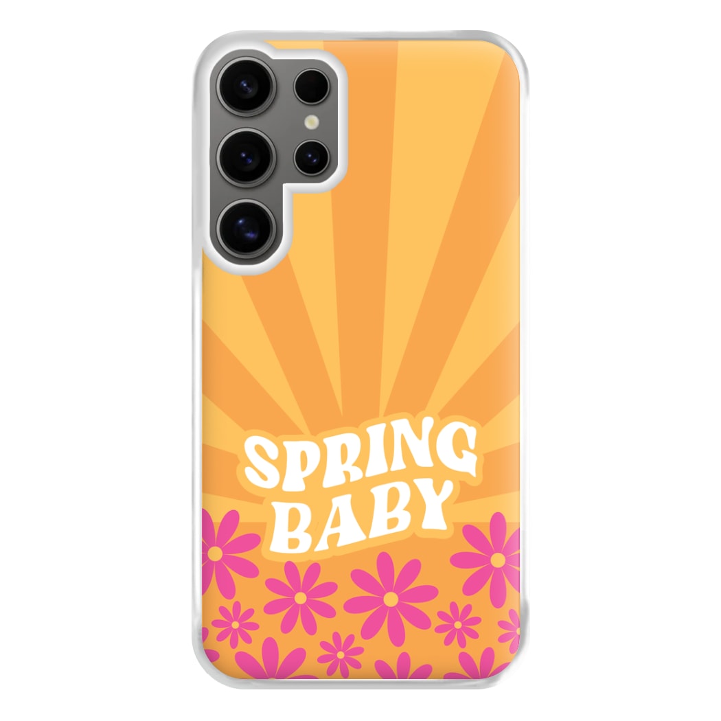 Spring Baby Retro Phone Case for Galaxy S24 Ultra