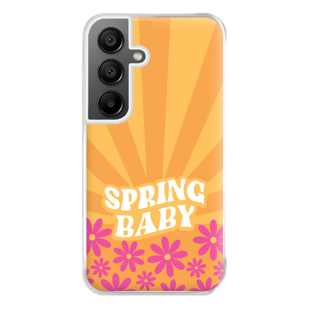 Spring Baby Retro Phone Case for Galaxy A56