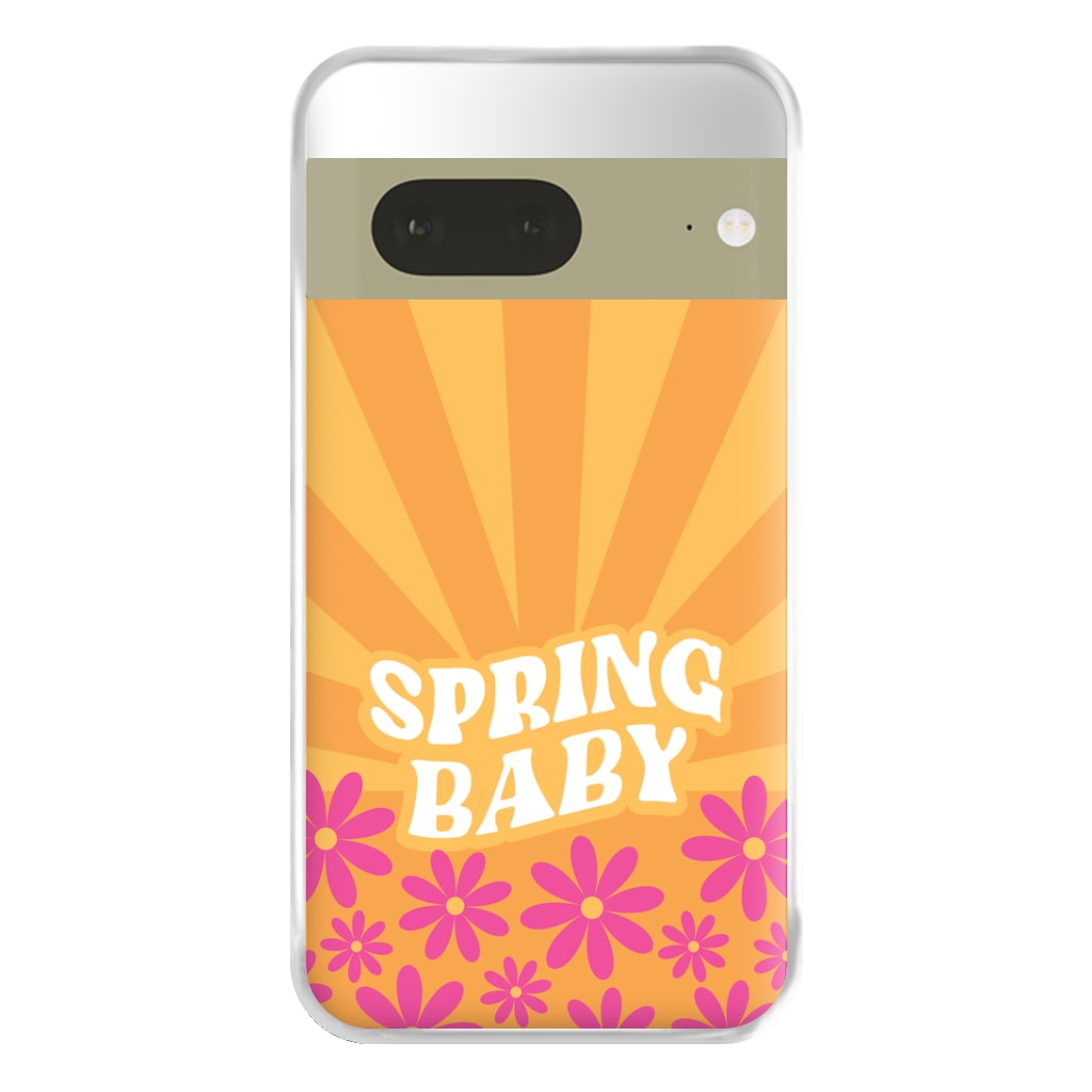Spring Baby Retro Phone Case for Google Pixel 7a