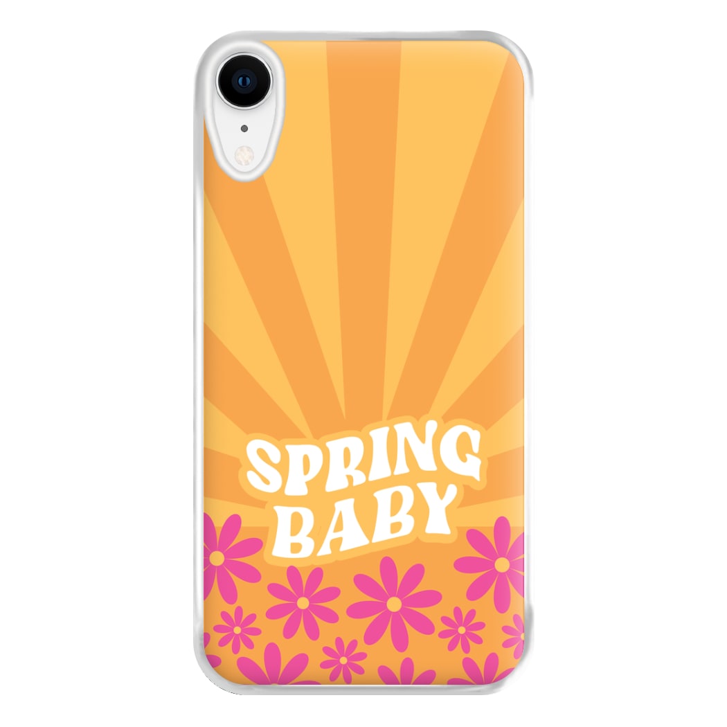 Spring Baby Retro Phone Case for iPhone XR