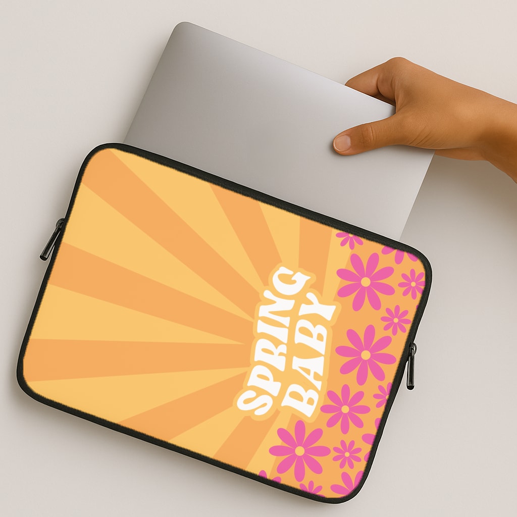 Spring Baby Retro  MacBook Case