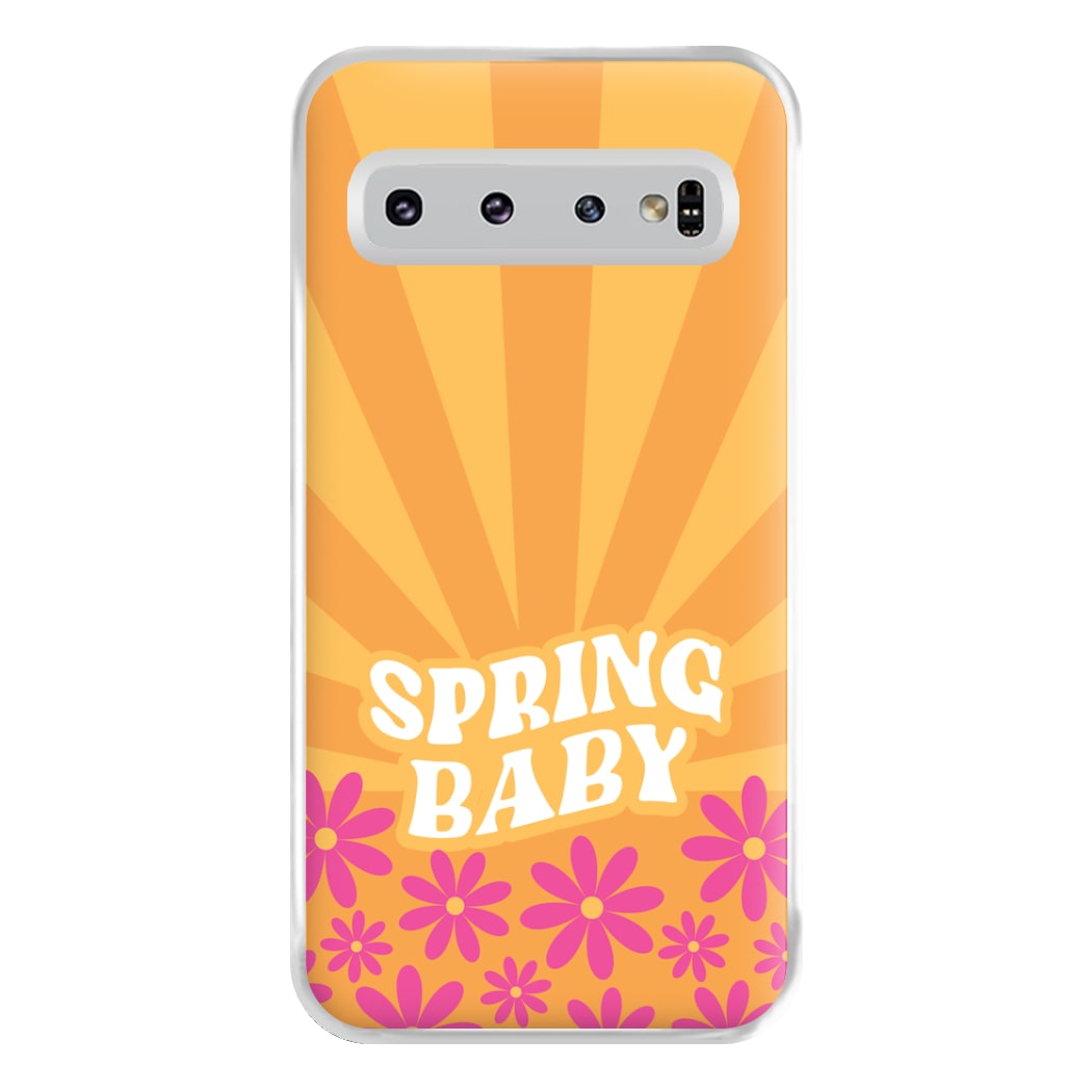Spring Baby Retro Phone Case for Galaxy S10 Plus