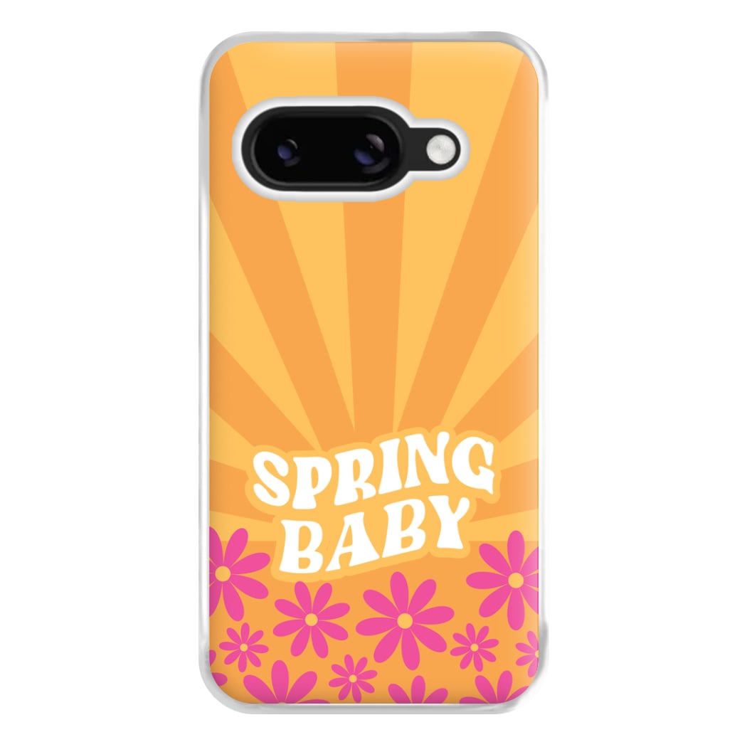 Spring Baby Retro Phone Case for Google Pixel 8a