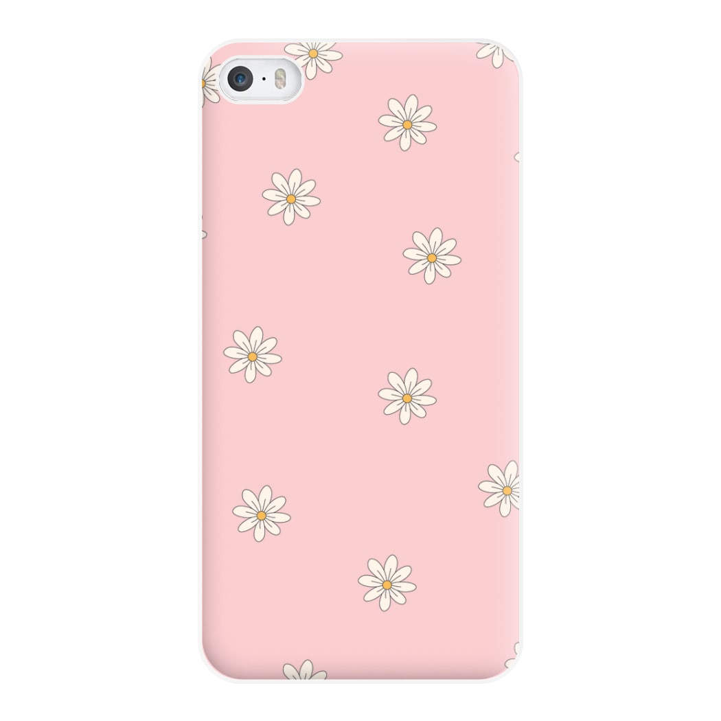Dusty Pink Daisy Pattern Phone Case for iPhone 5 / 5s / SE 2016