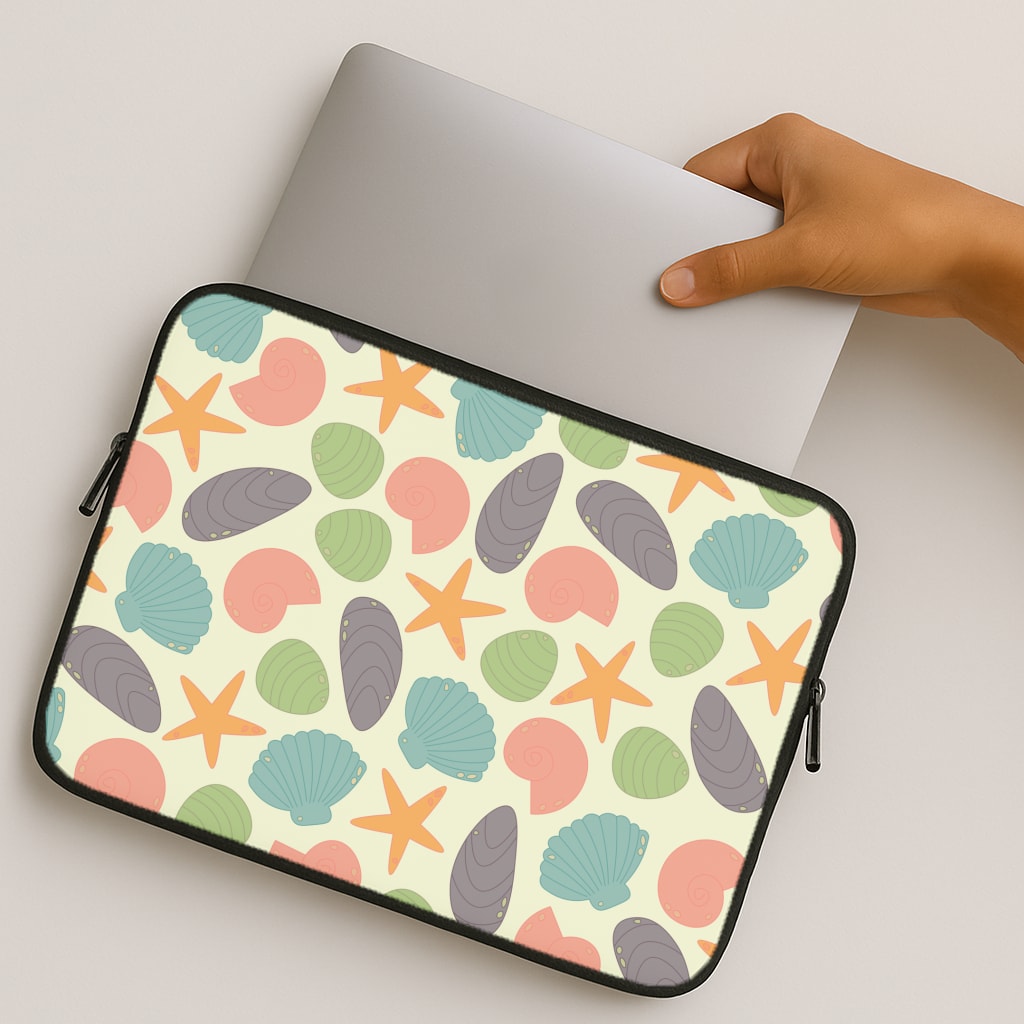 Seashells Pattern 1 MacBook Case