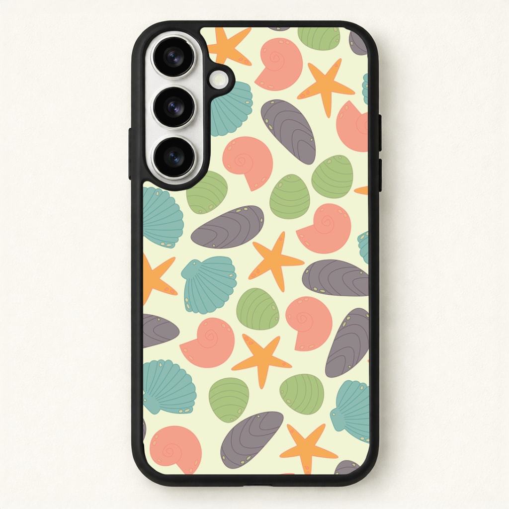 Seashells Pattern 1 Phone Case for Galaxy S26 Plus