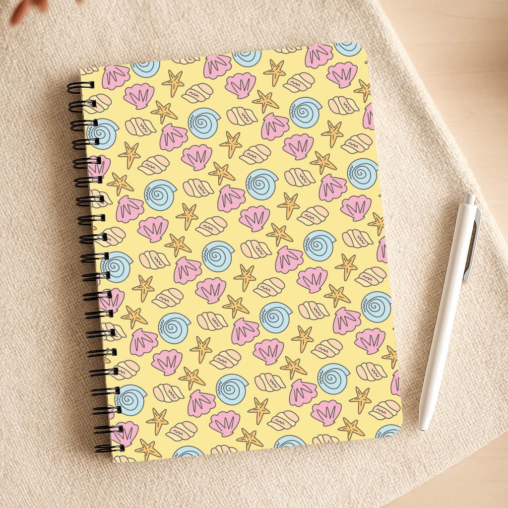 Seashells Pattern 2 Notepad