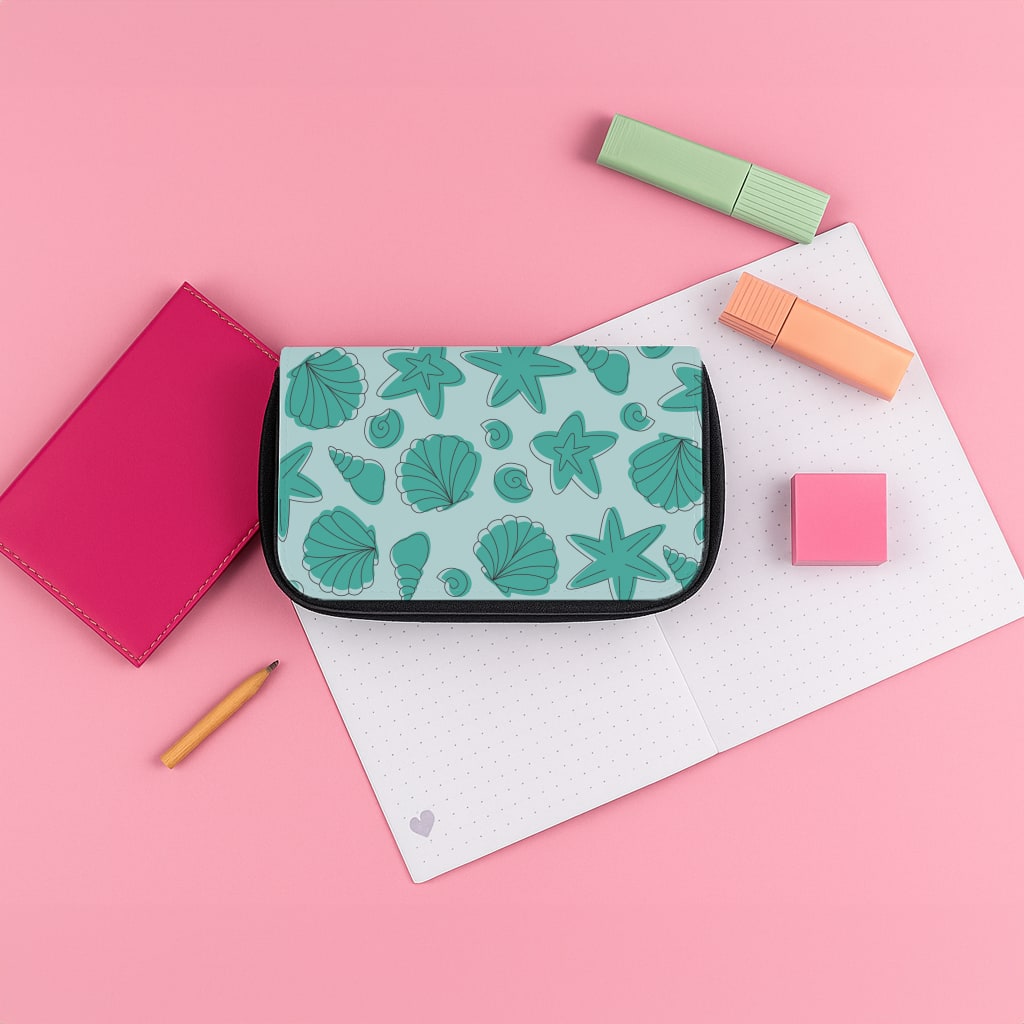 Seashells Pattern 4 Pencil Case