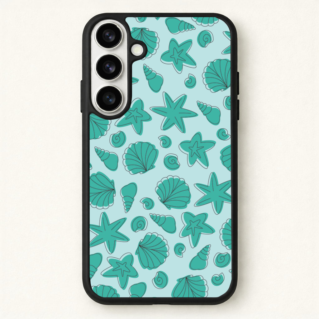 Seashells Pattern 4 Phone Case for Galaxy S26 Plus