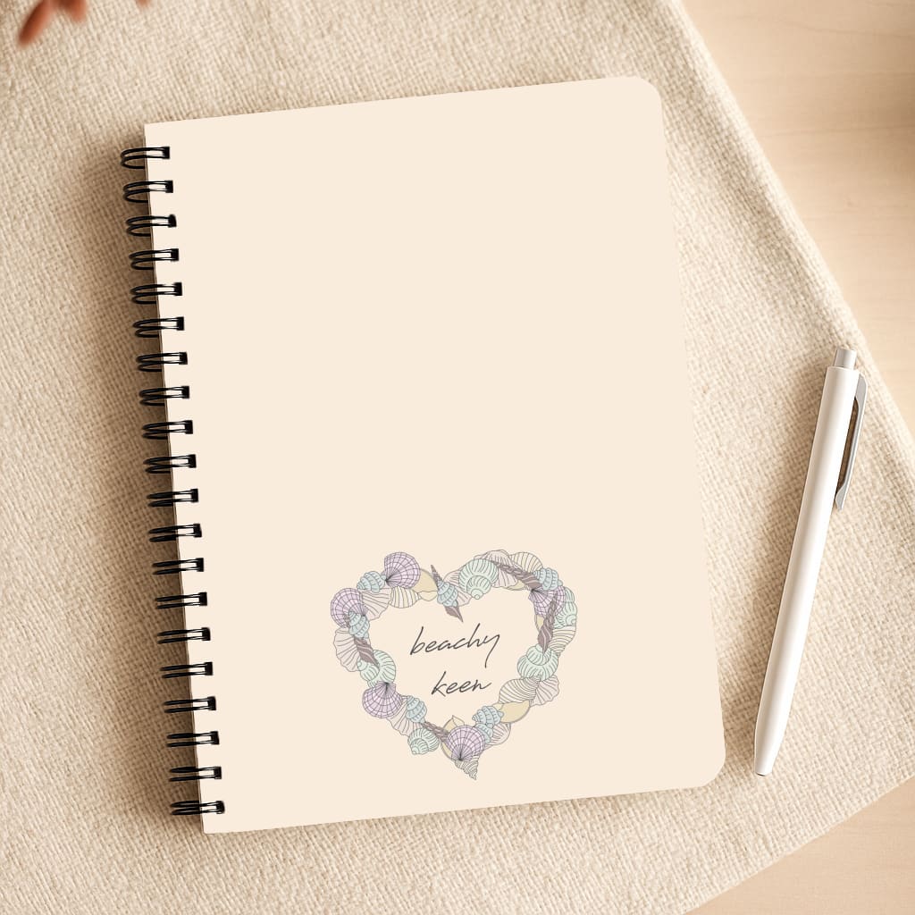 Beachy Keen - Seashells Notepad