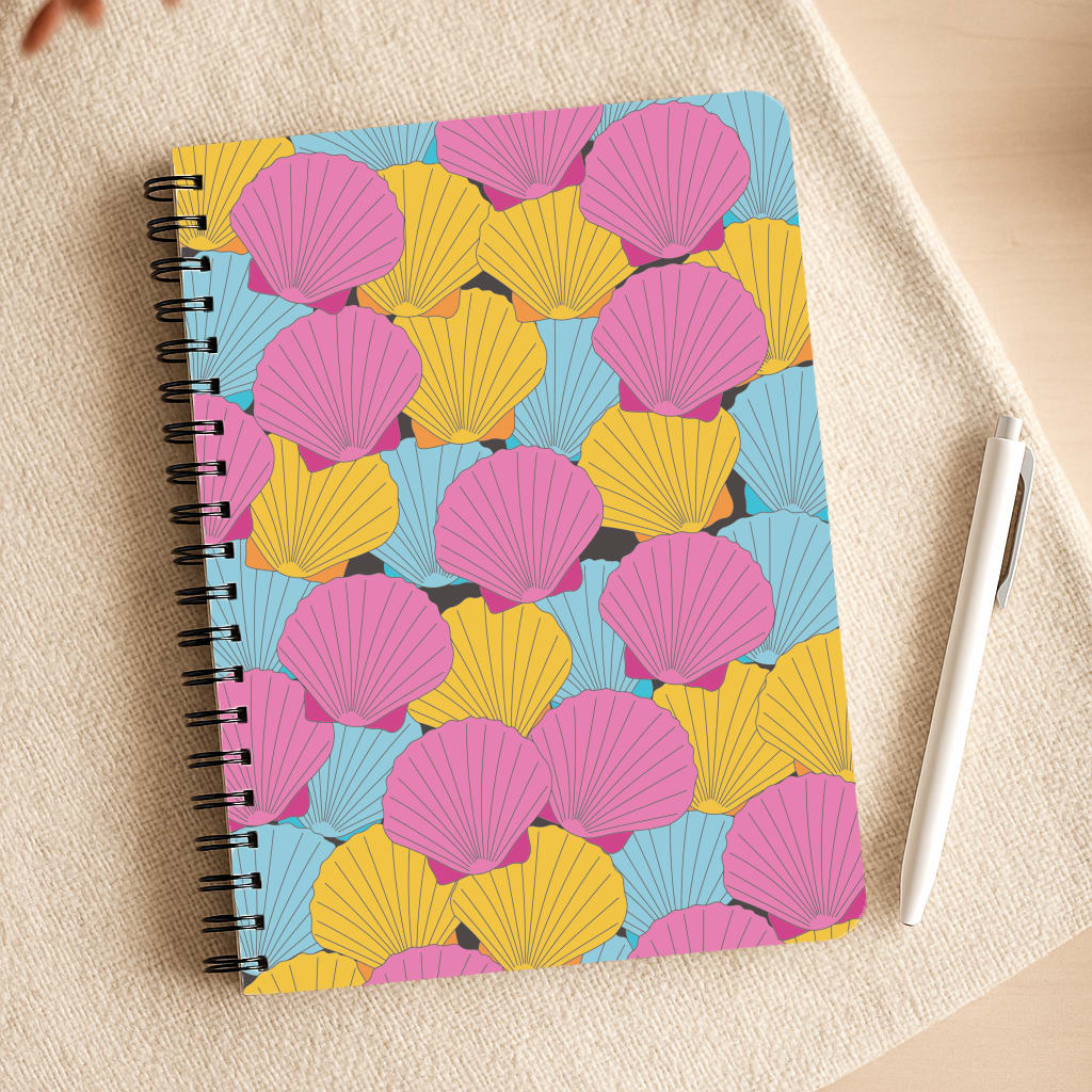 Seashells Pattern 9 Notepad