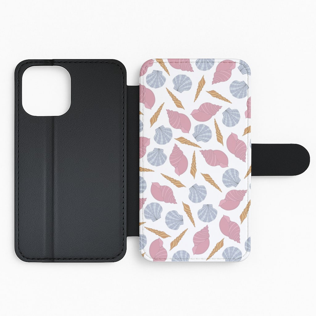 Seashells Pattern 10 Flip Phone Case
