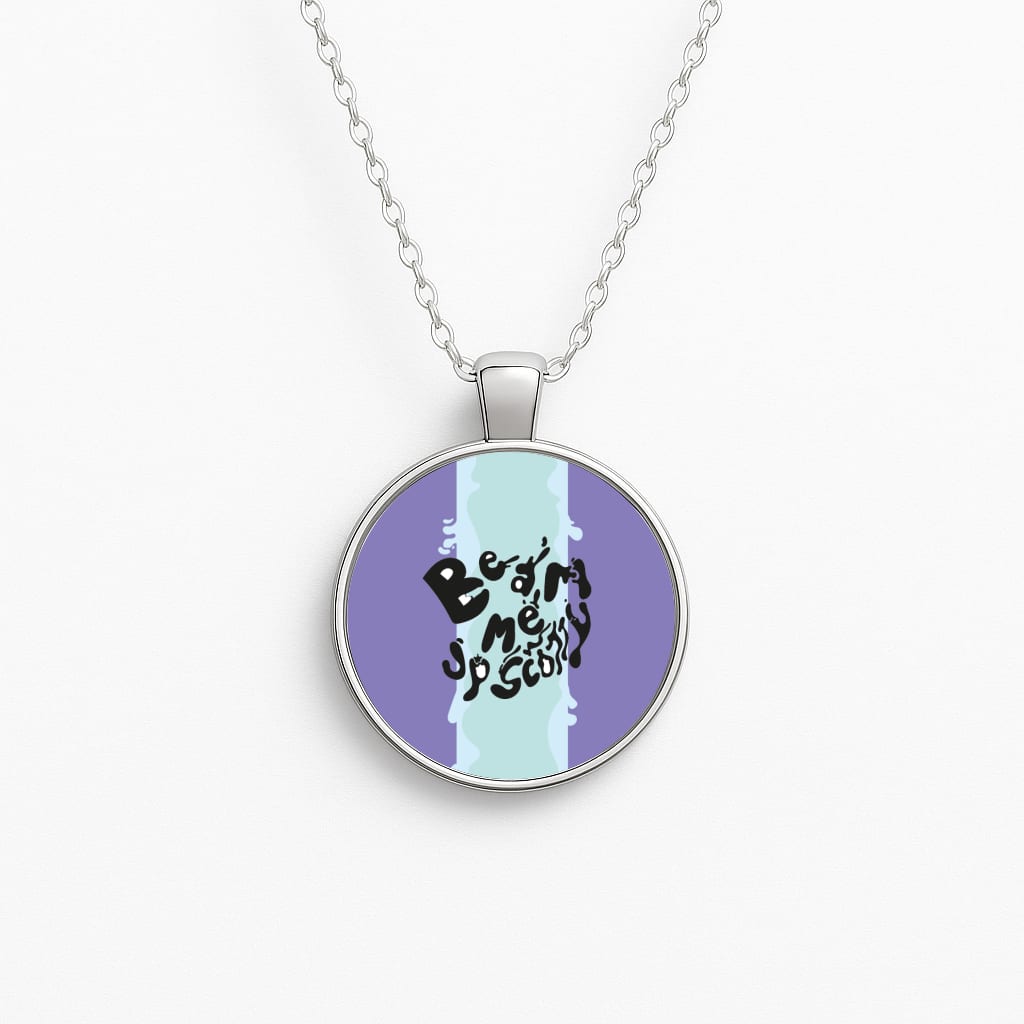 Beam me up Scotty Circle Necklace
