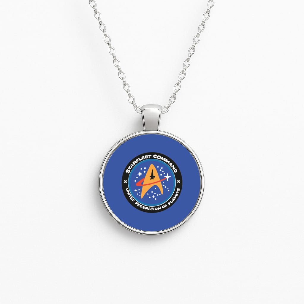 Starfleet command Circle Necklace