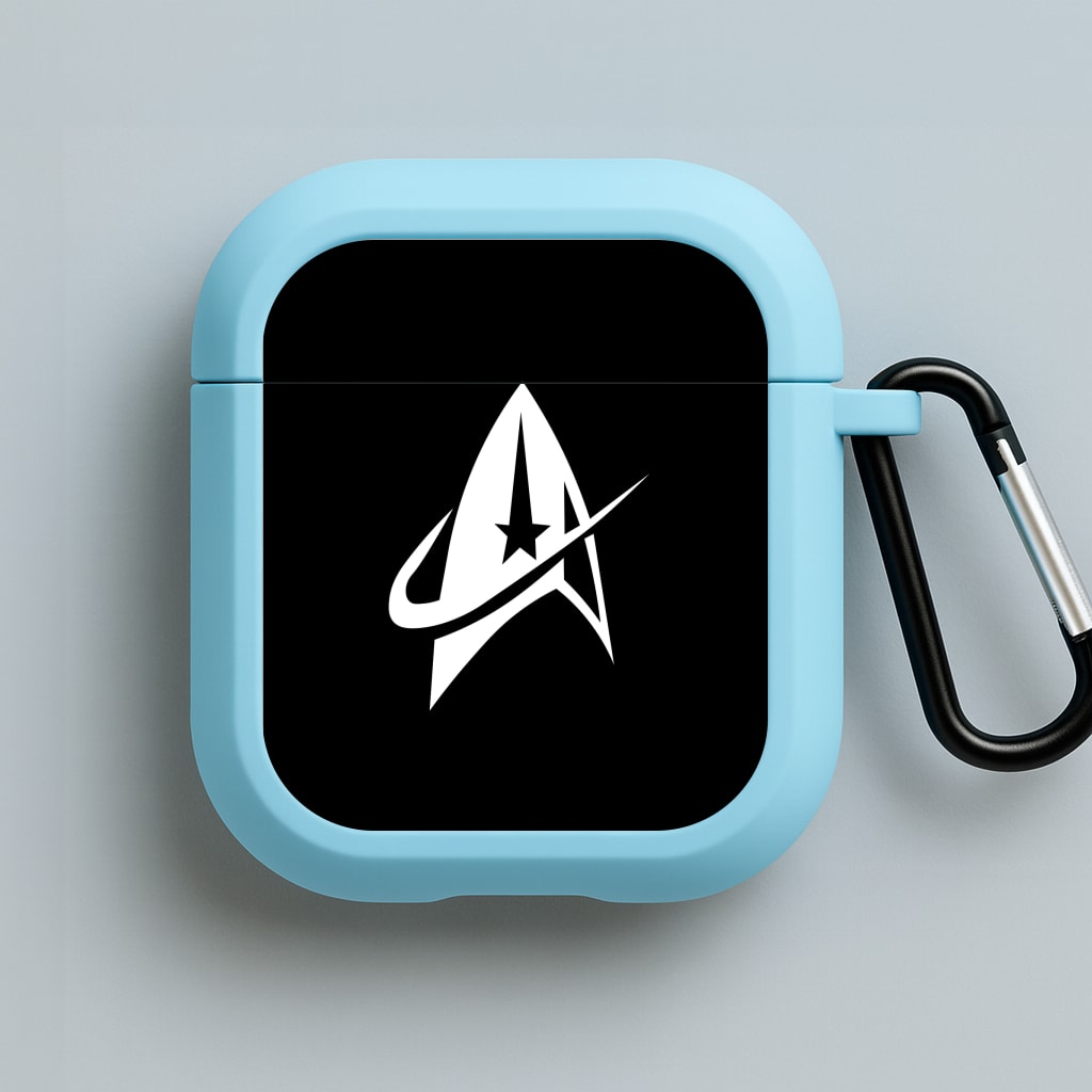 Logo Blue AirPods Case