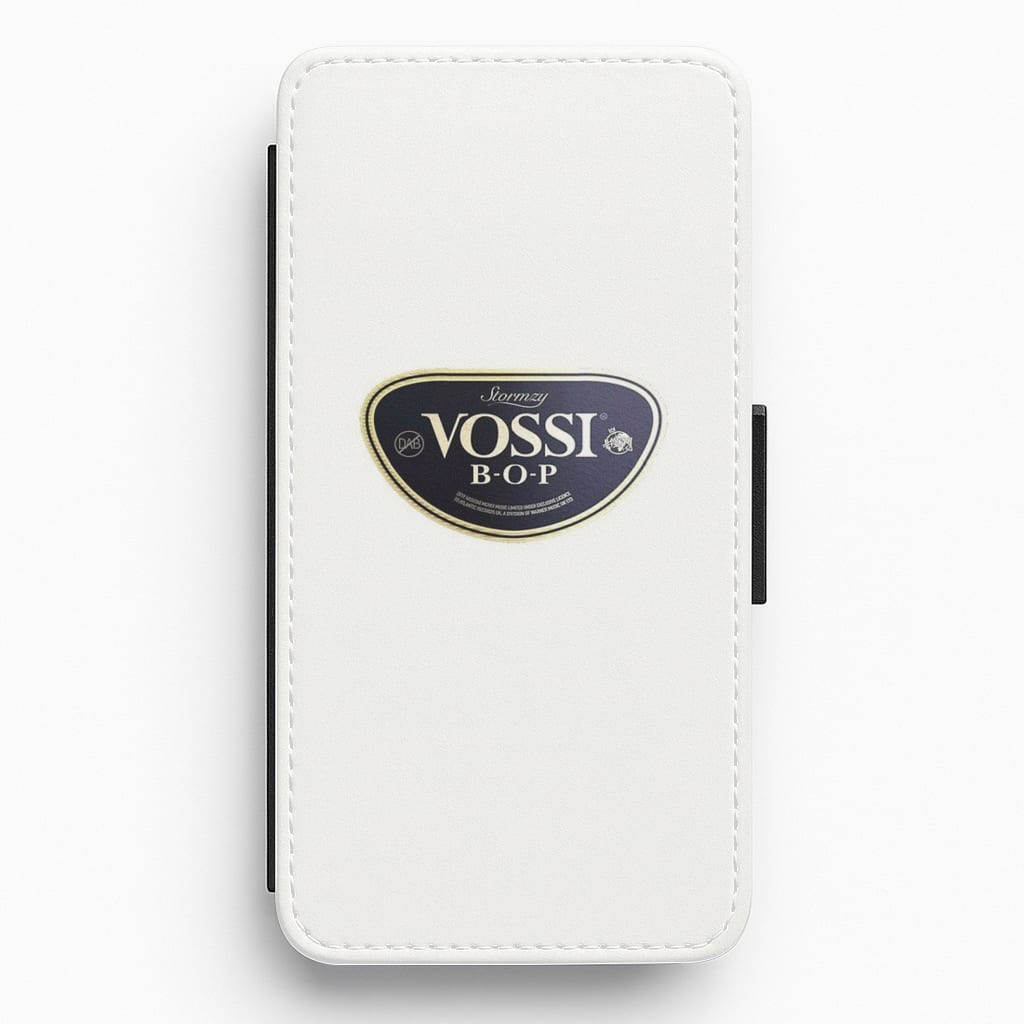 White Vossi BOP - Stormzy Flip / Wallet Phone Case