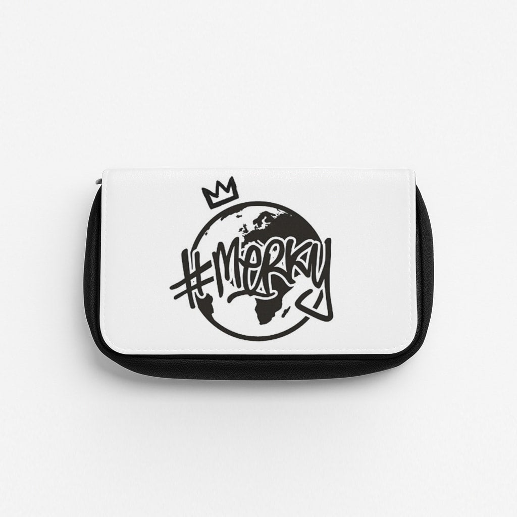 Hashtag Merky Globe Pencil Case