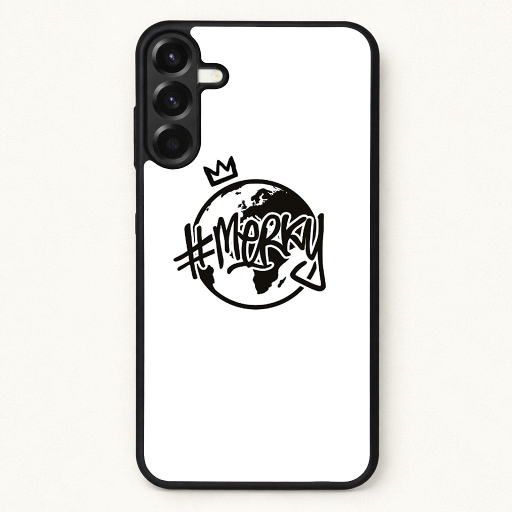 Hashtag Merky Globe Phone Case for Galaxy A17