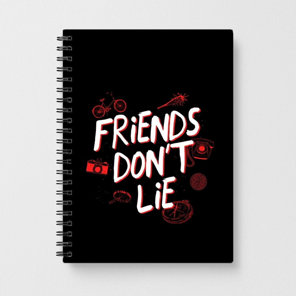 Friends Don't Lie - Stranger Things Notebook - Fun Cases
