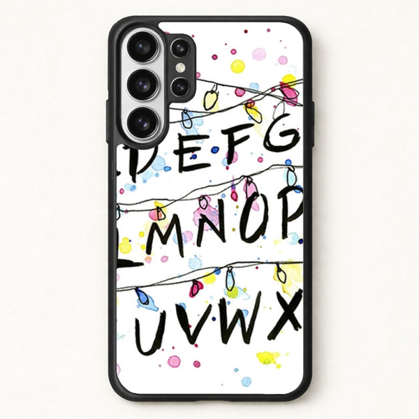 Stranger Wall Lights Phone Case for Galaxy S26 Ultra