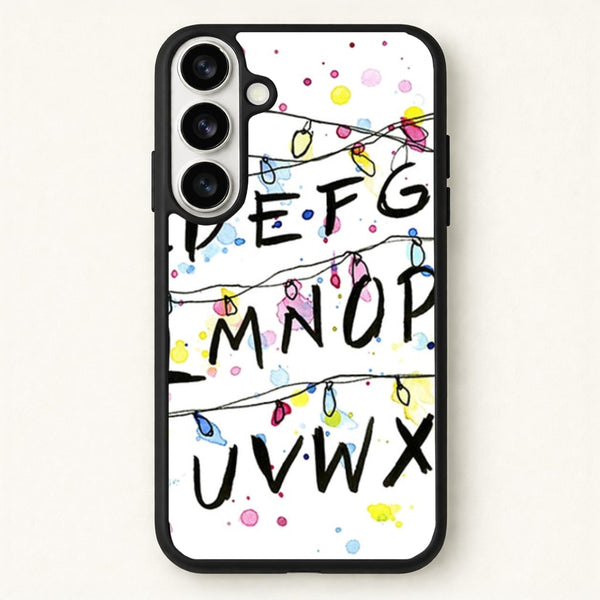 Stranger Wall Lights Phone Case for Galaxy S26 Plus