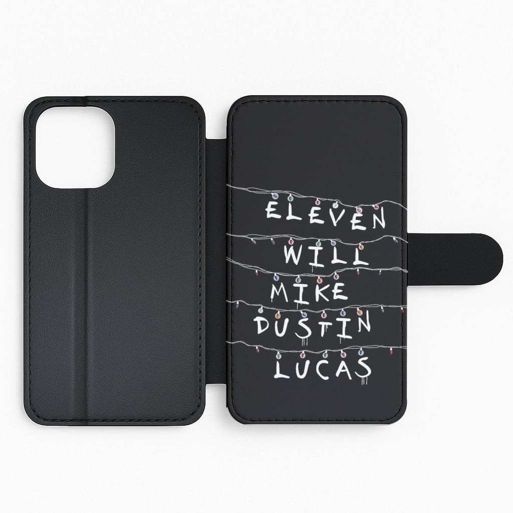 Eleven, Will, Mike, Dustin & Lucas Flip Phone Case