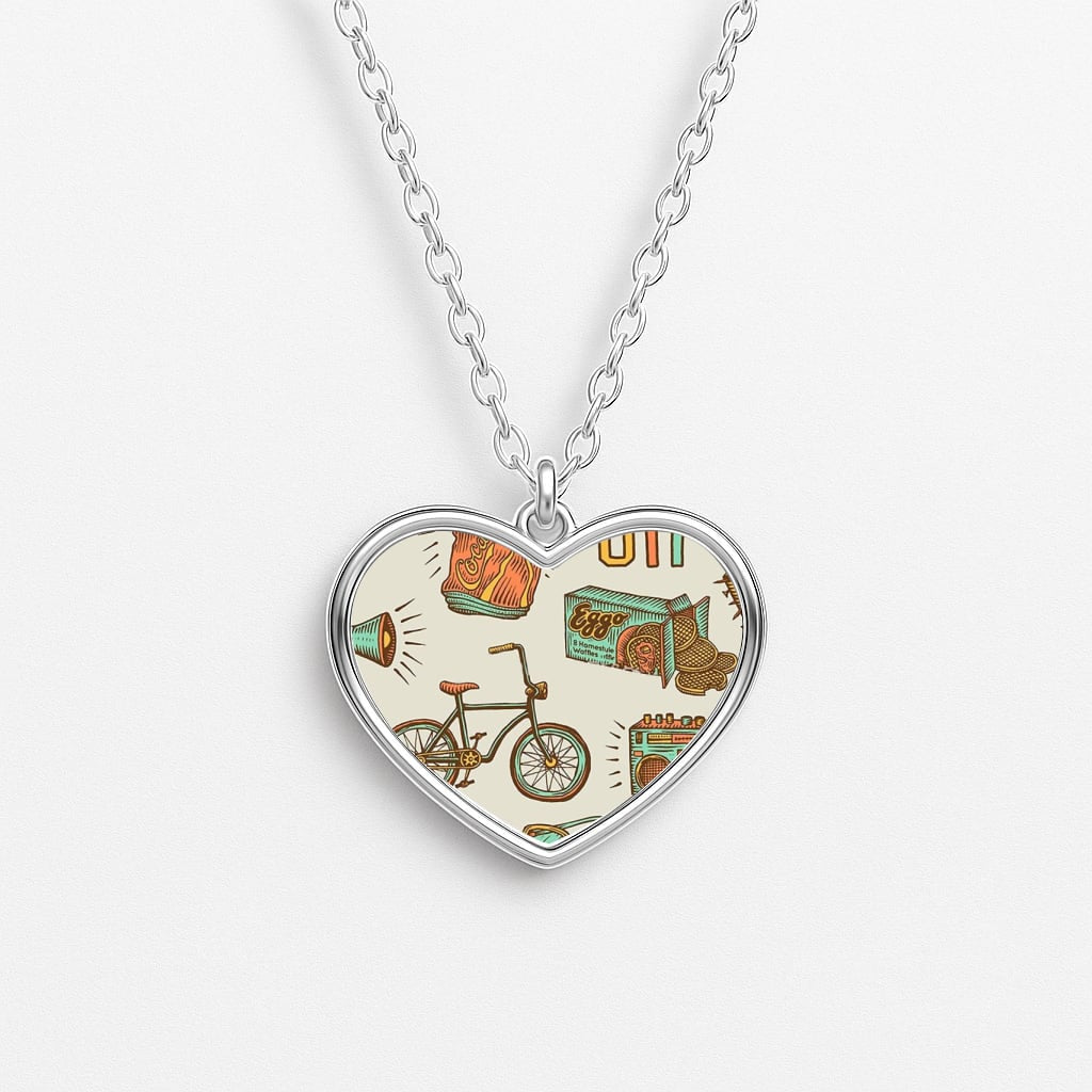 Stranger Options Heart Necklace