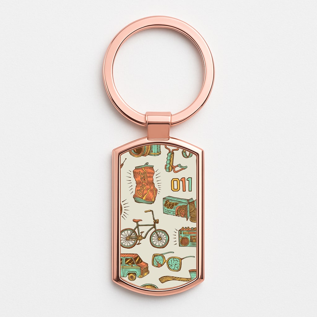 Stranger Options Rose Gold Keyring