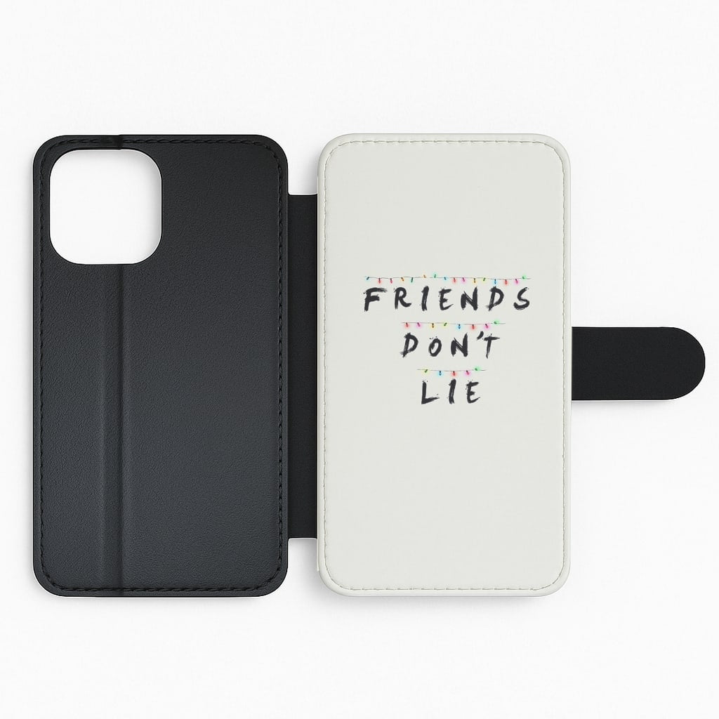 Friends Don't Lie Lights Flip Phone Case