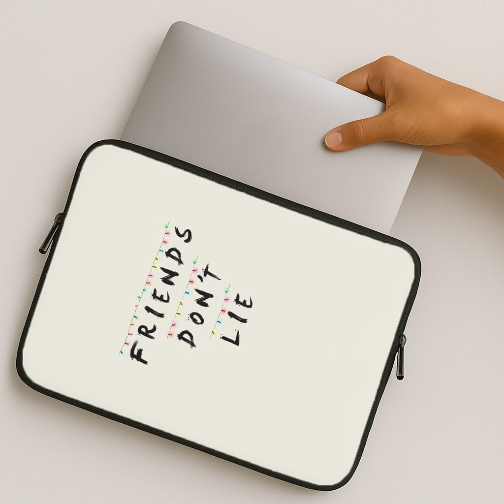 Friends Don't Lie Lights MacBook Case