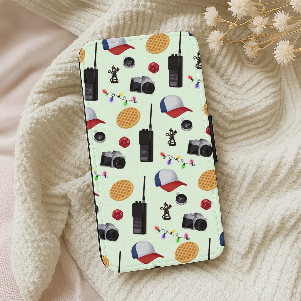 Cartoon Stranger Object Wallet Phone Case