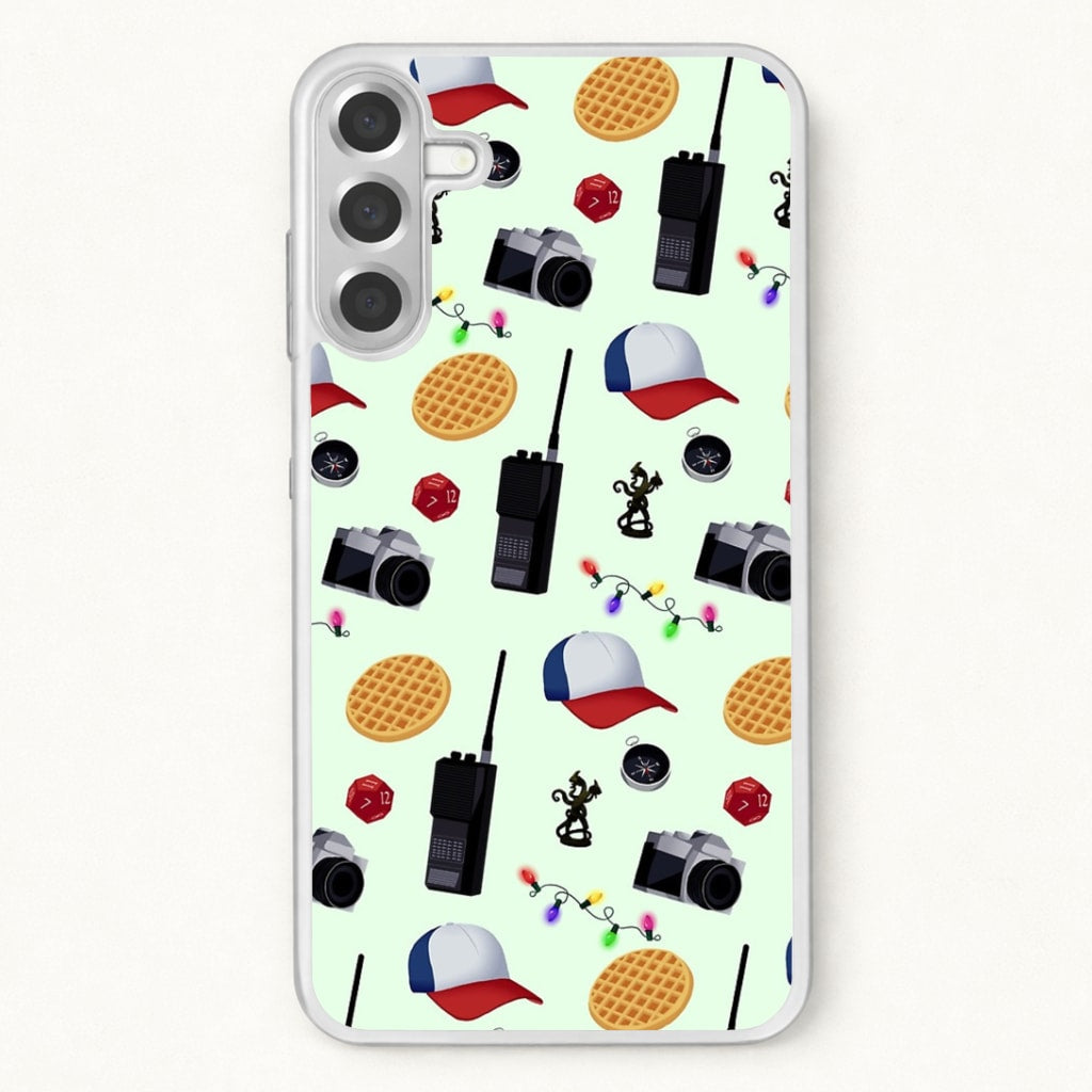 Cartoon Stranger Object Phone Case for Galaxy A57