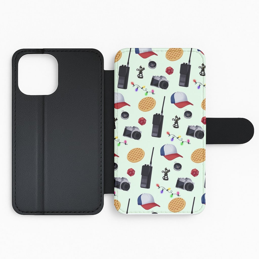 Cartoon Stranger Object Flip Phone Case