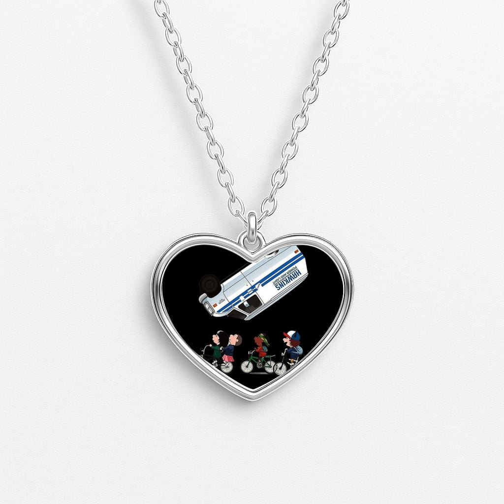Van Flip Heart Necklace