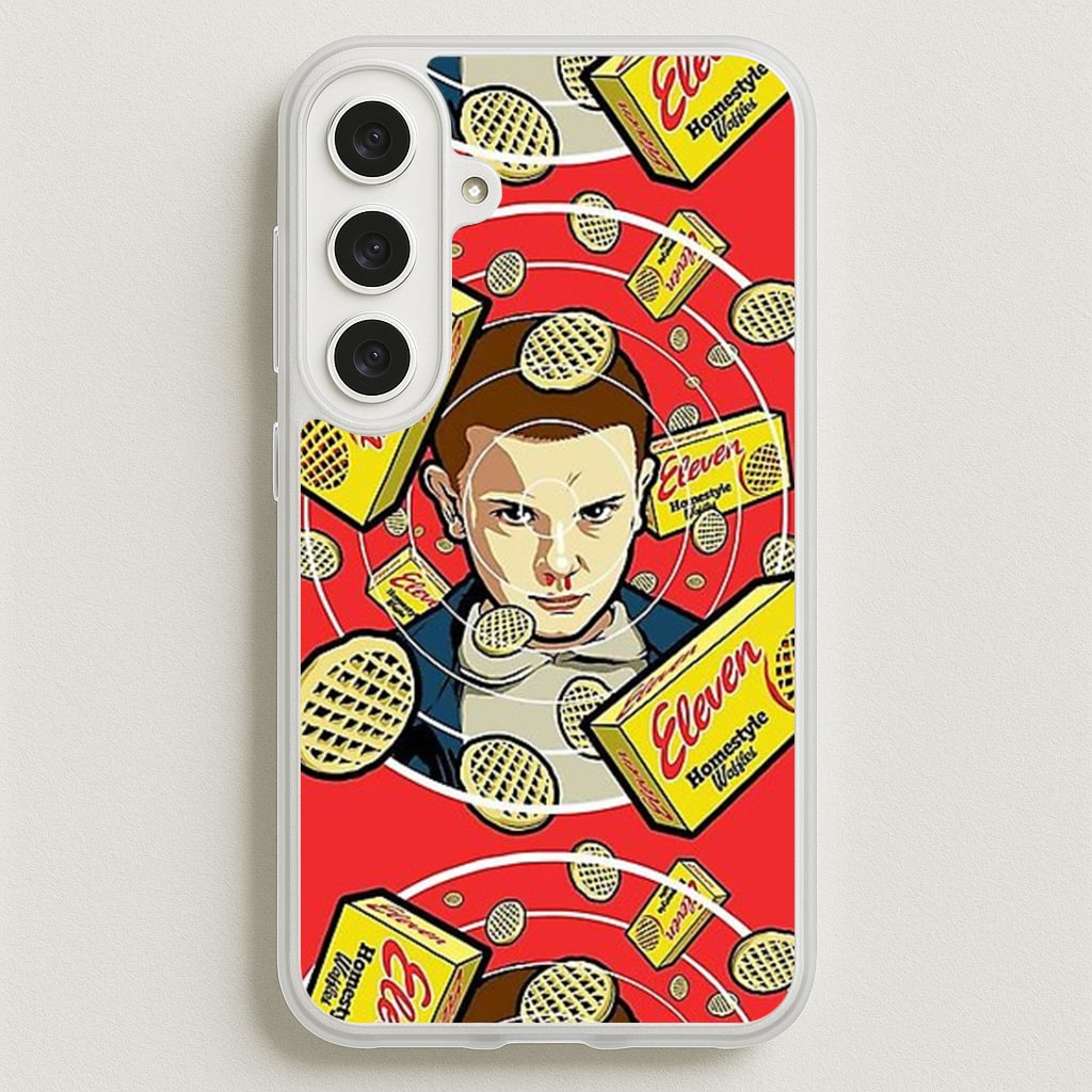 Eleven and Waffles Phone Case for Galaxy S25FE