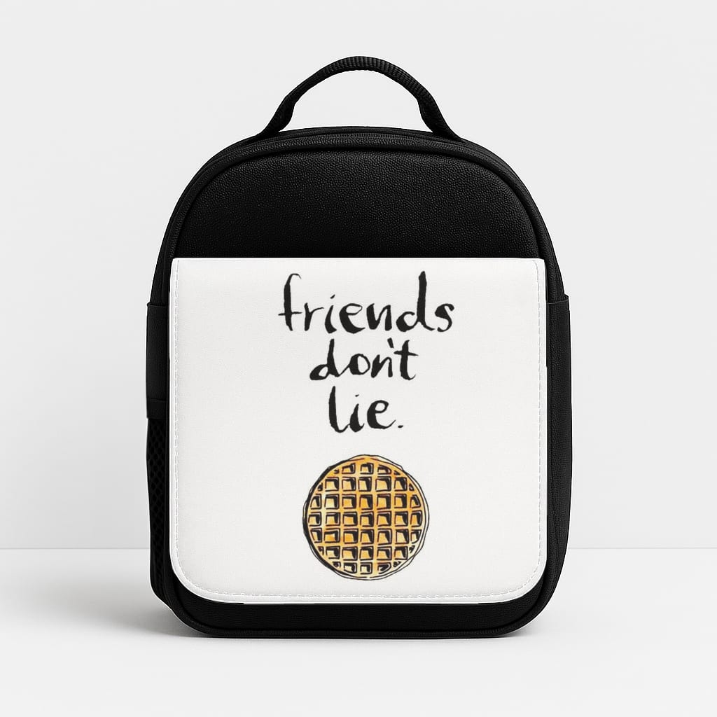 Friends Don't Lie Waffle Insulated Lunchbox