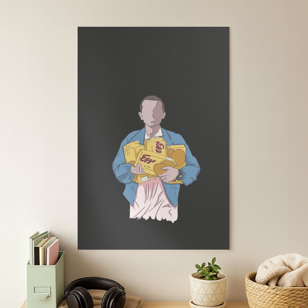 Eleven Faceless Cartoon Poster
