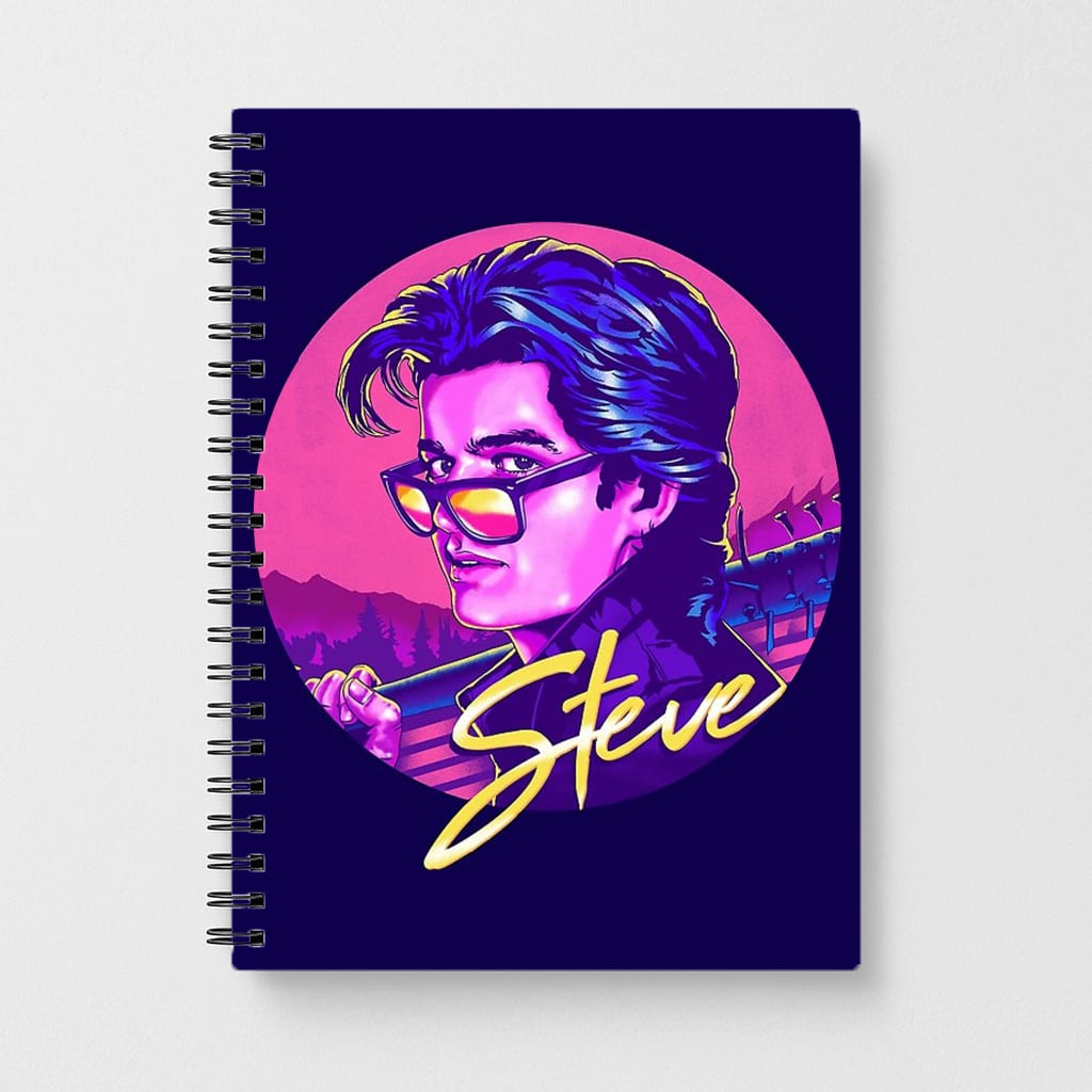 Steve Harrington - Stranger Things Notebook - Fun Cases
