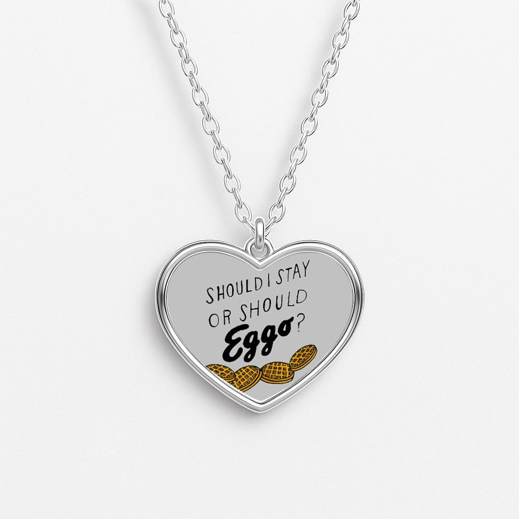 Should I Stay Or Should I Eggo Necklace