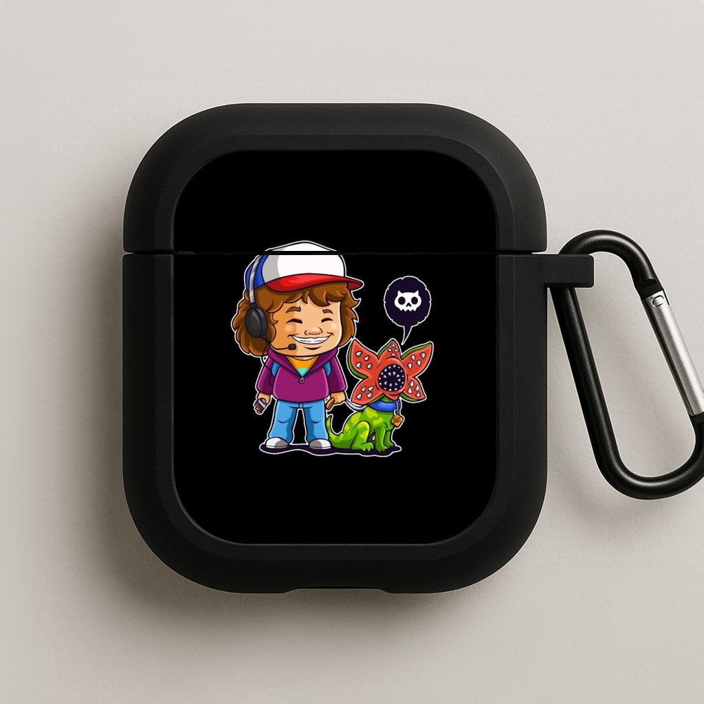 Dustin and The Demogorgon AirPods Case
