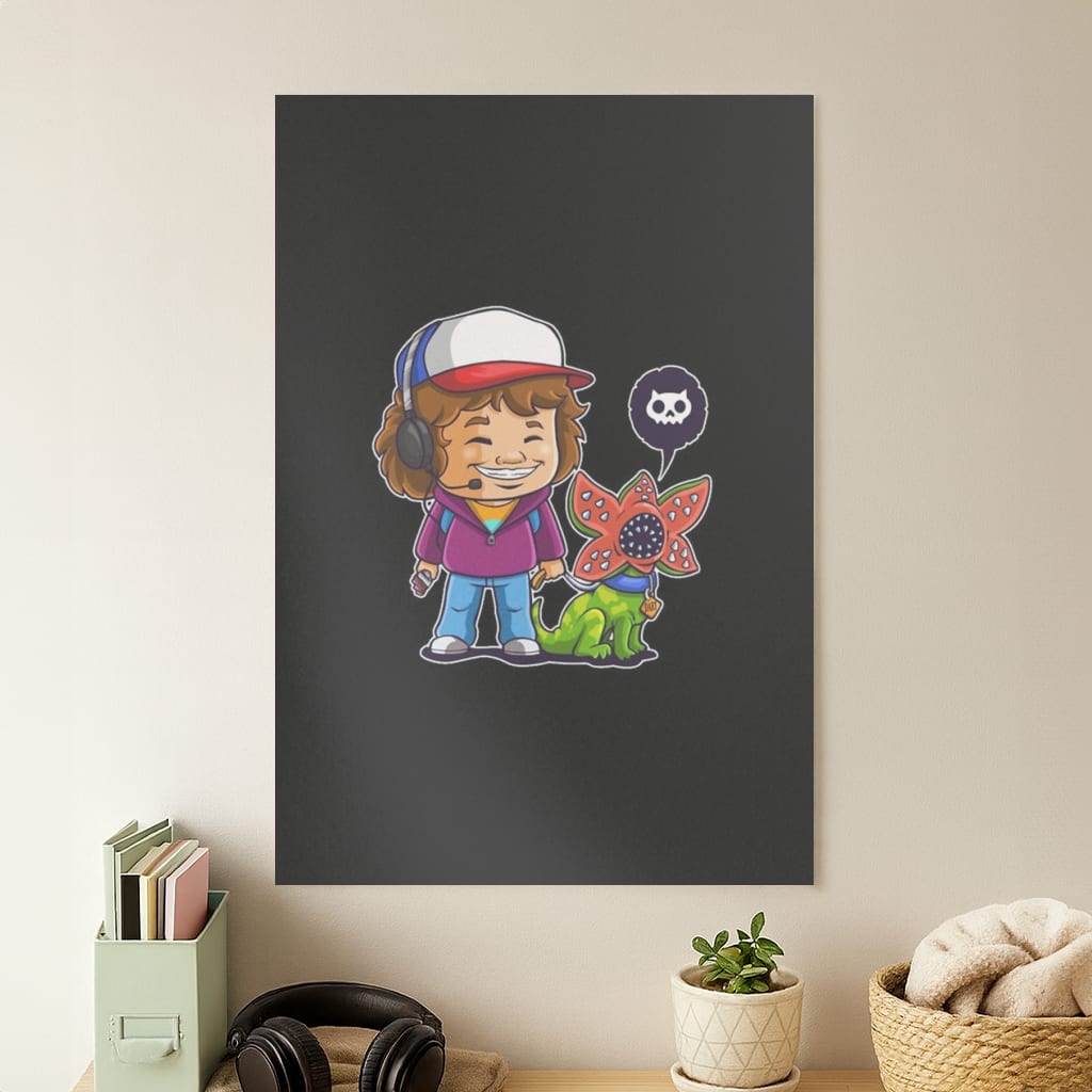 Dustin and The Demogorgon Poster