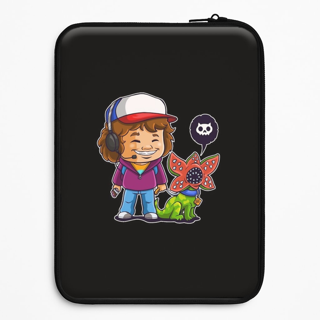 Dustin and The Demogorgon Laptop Sleeve