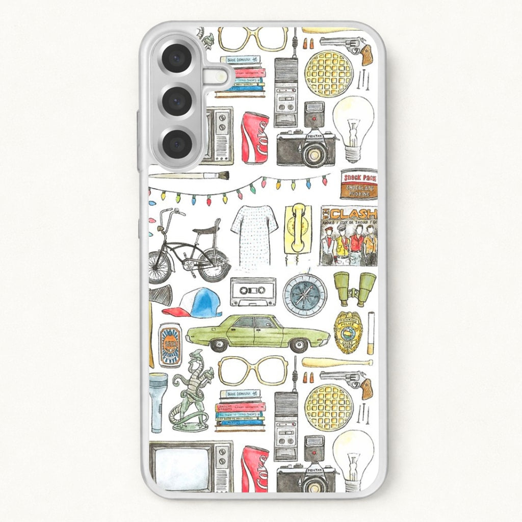 Stranger Objects Illustration Phone Case for Galaxy A37